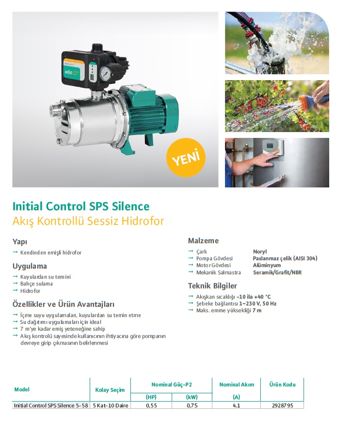 Initial Control SPS Silence Katalog Initial Control SPS Silence Katalog
