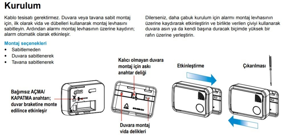 Honeywell XC100-EN Elektrokimyasal Hücreli CO Alarmı, 10-45°C,