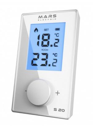 Mars S20X Oda Termostatı - On/Off Dijital -Kablolu